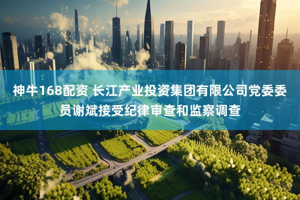 神牛168配资 长江产业投资集团有限公司党委委员谢斌接受纪律审查和监察调查