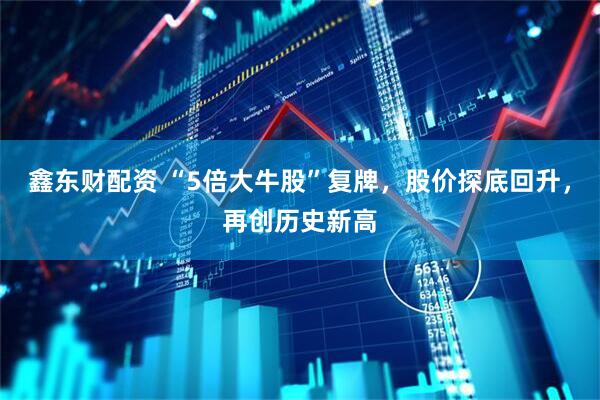 鑫东财配资 “5倍大牛股”复牌，股价探底回升，再创历史新高