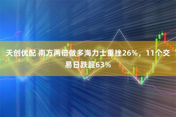 天创优配 南方两倍做多海力士重挫26%，11个交易日跌超63%